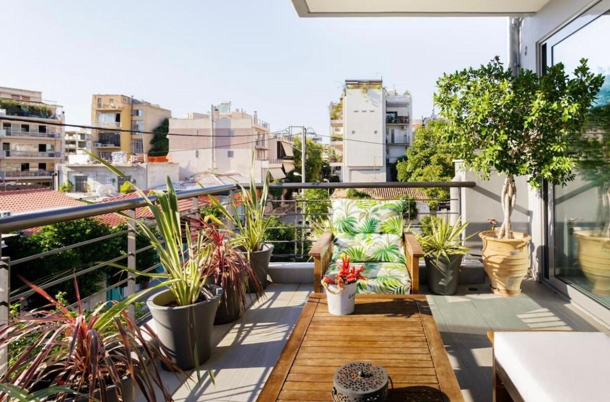 Stylish Boutique Loft With Private Balcony Apartment Athens Luaran gambar