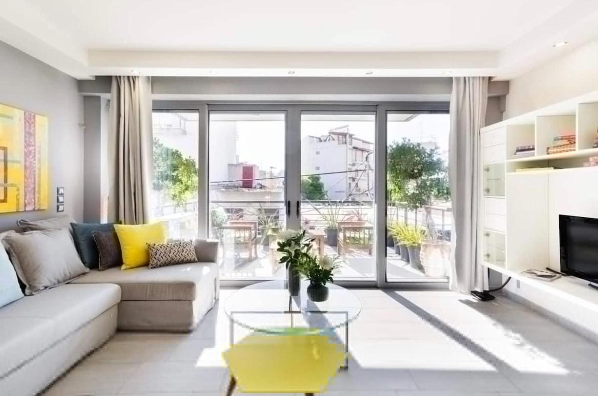Stylish Boutique Loft With Private Balcony Apartment Athens Luaran gambar